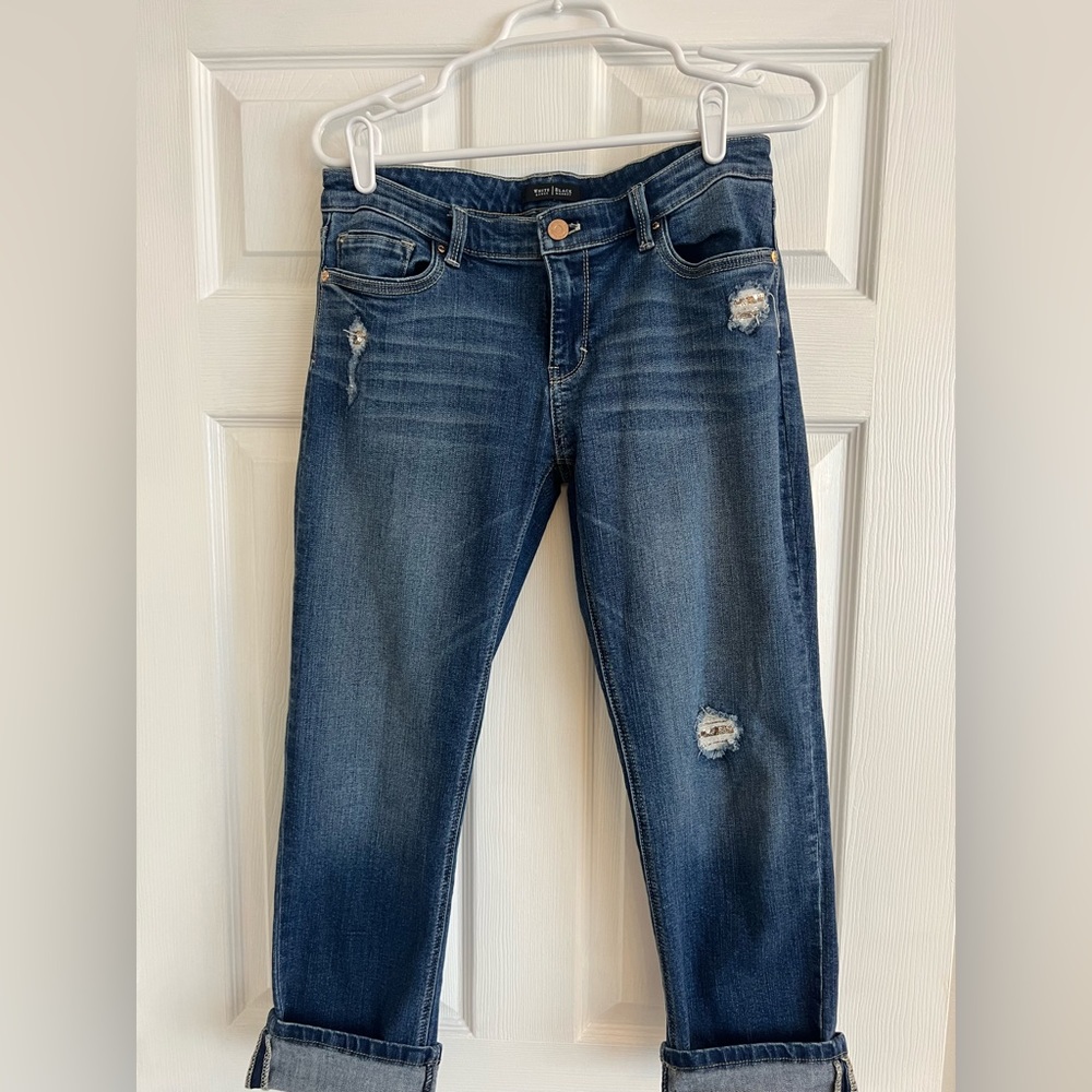 White House black market cropped jeans
